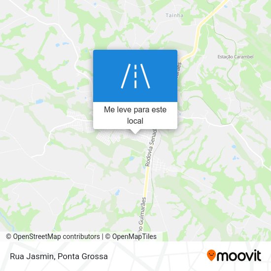 Rua Jasmin mapa