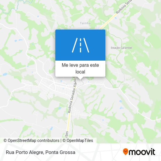 Rua Porto Alegre mapa