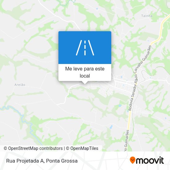 Rua Projetada A mapa