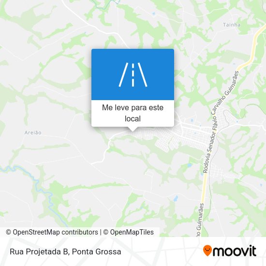 Rua Projetada B mapa