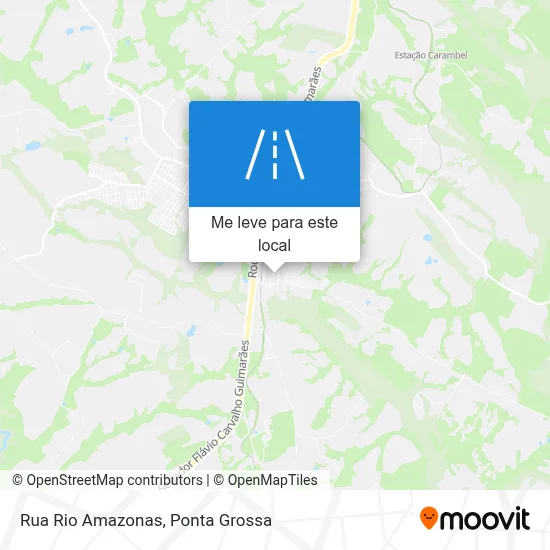 Rua Rio Amazonas mapa