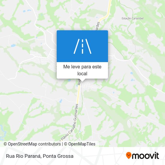 Rua Rio Paraná mapa