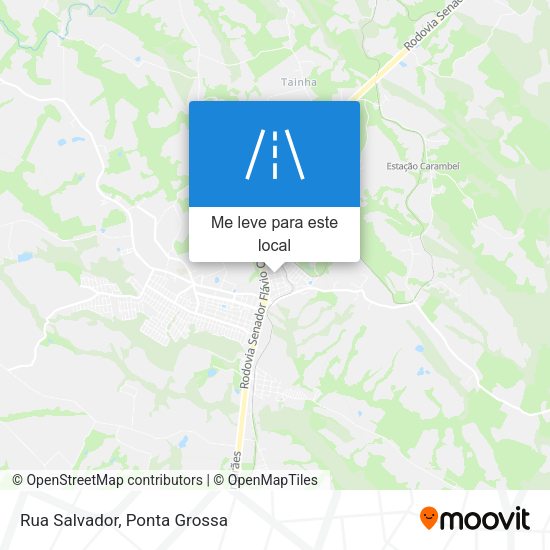 Rua Salvador mapa