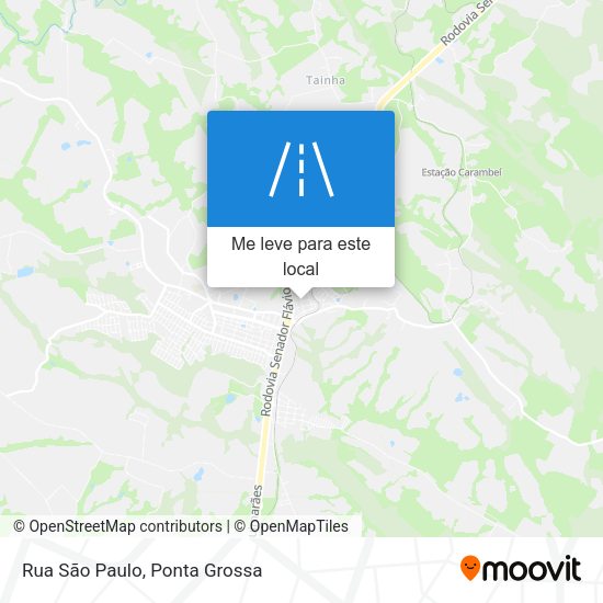 Rua São Paulo mapa