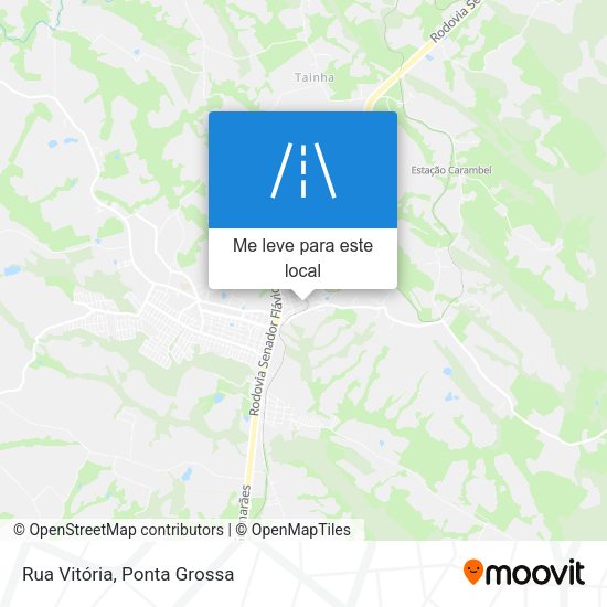 Rua Vitória mapa