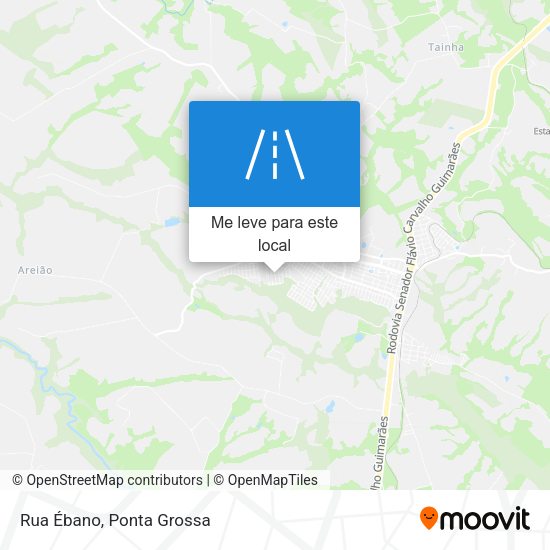 Rua Ébano mapa