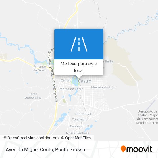 Avenida Miguel Couto mapa
