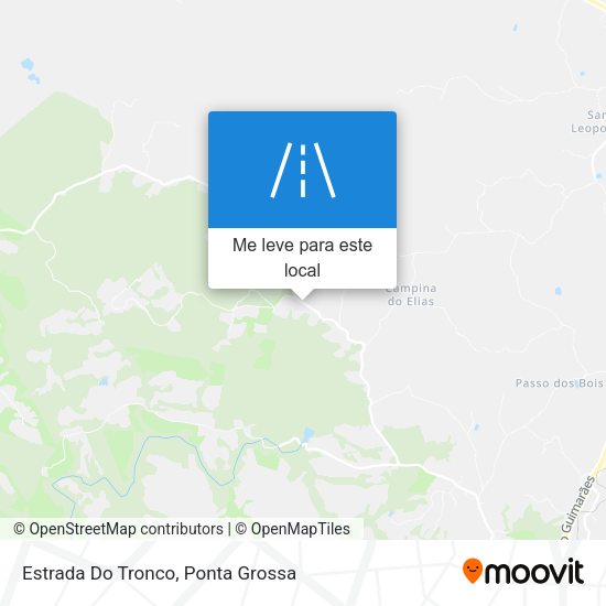 Estrada Do Tronco mapa