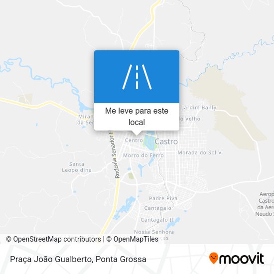 Praça João Gualberto mapa