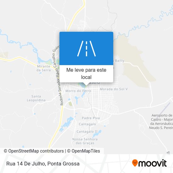Rua 14 De Julho mapa