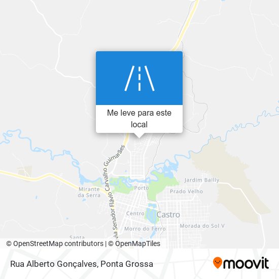 Rua Alberto Gonçalves mapa