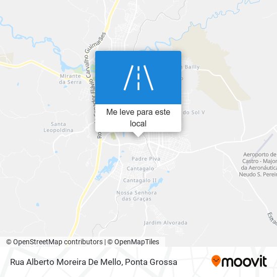 Rua Alberto Moreira De Mello mapa