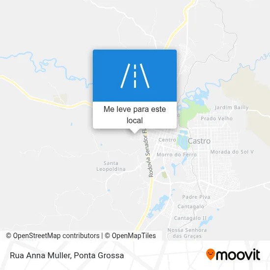 Rua Anna Muller mapa