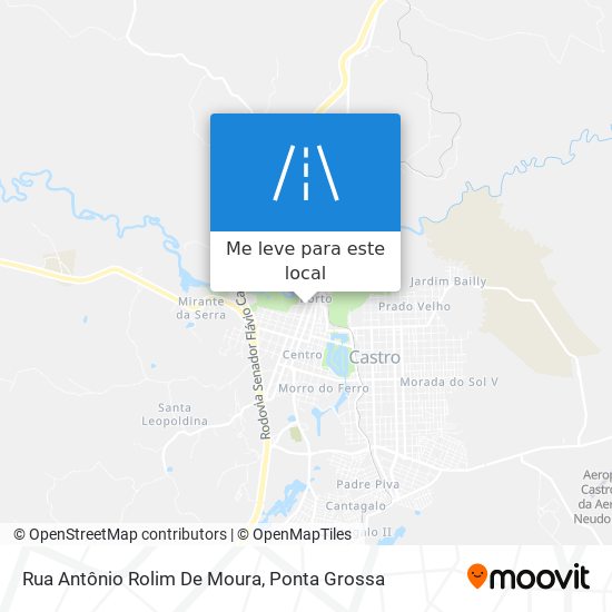 Rua Antônio Rolim De Moura mapa