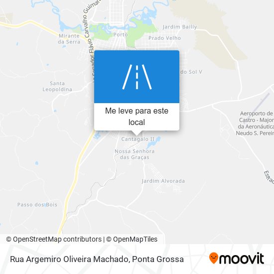 Rua Argemiro Oliveira Machado mapa