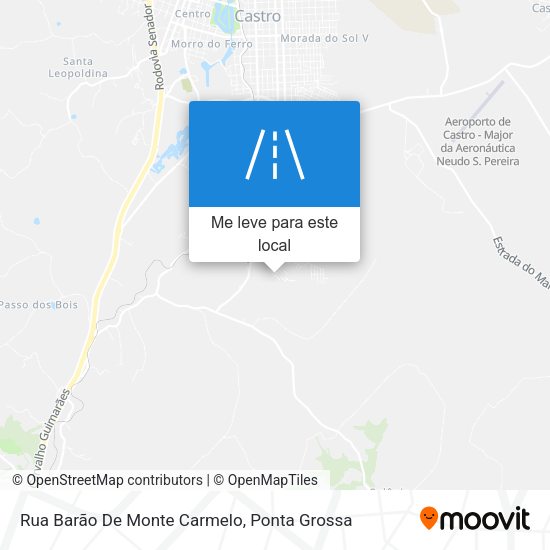 Rua Barão De Monte Carmelo mapa