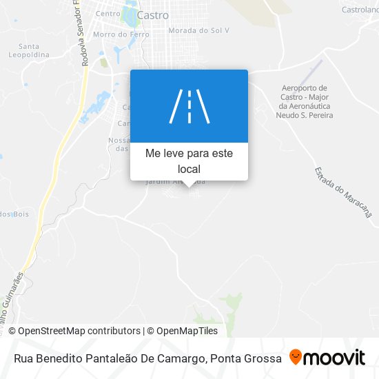Rua Benedito Pantaleão De Camargo mapa