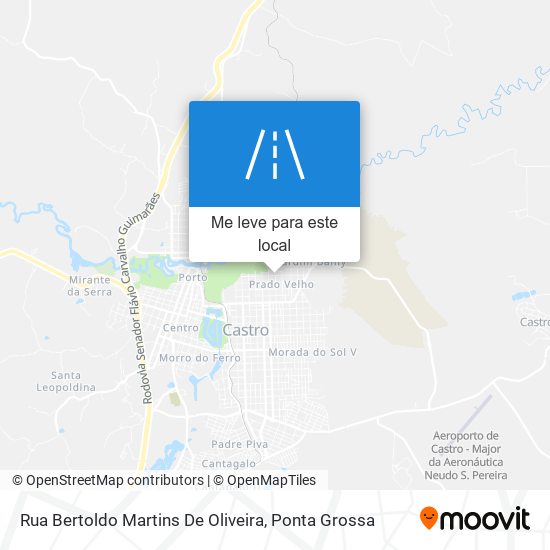 Rua Bertoldo Martins De Oliveira mapa