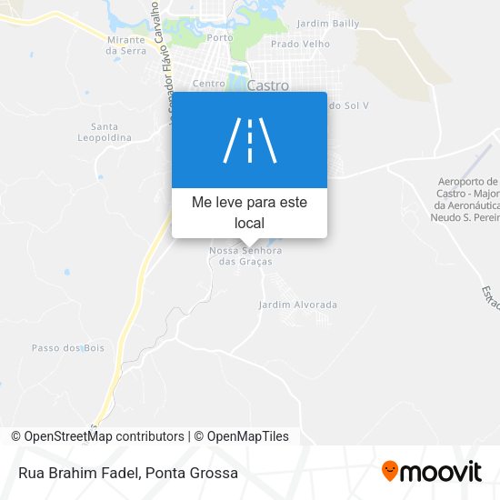 Rua Brahim Fadel mapa