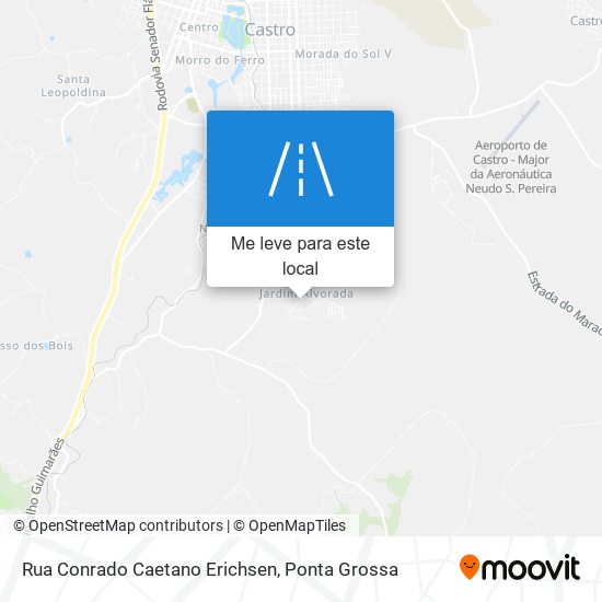 Rua Conrado Caetano Erichsen mapa