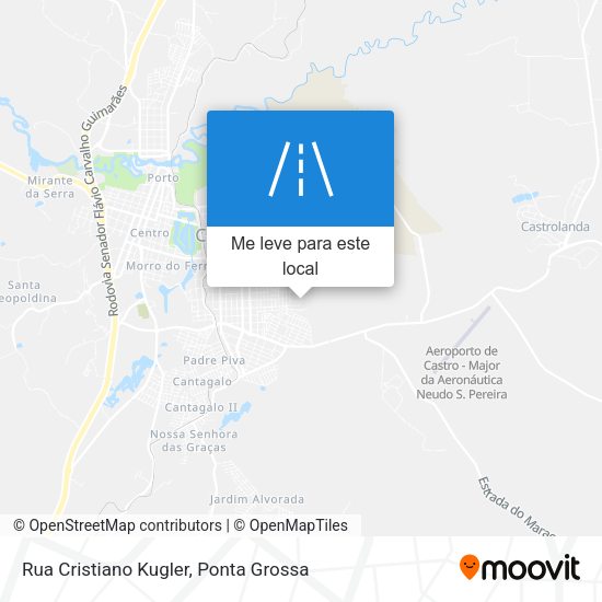 Rua Cristiano Kugler mapa