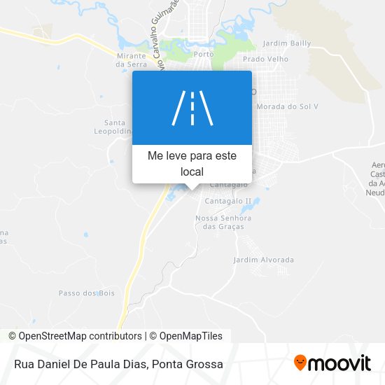 Rua Daniel De Paula Dias mapa