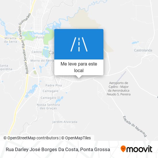 Rua Darley José Borges Da Costa mapa
