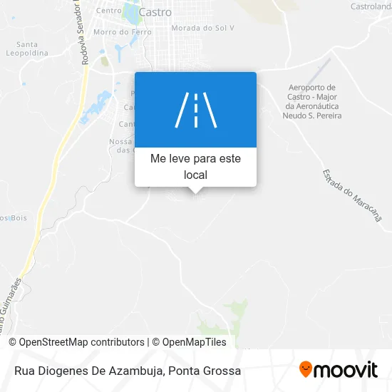 Rua Diogenes De Azambuja mapa
