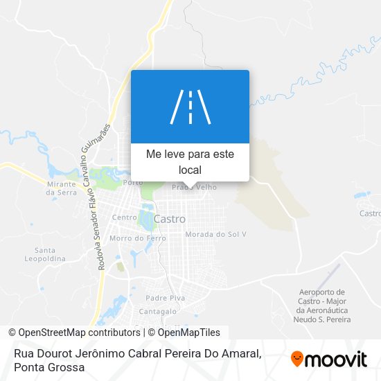Rua Dourot Jerônimo Cabral Pereira Do Amaral mapa