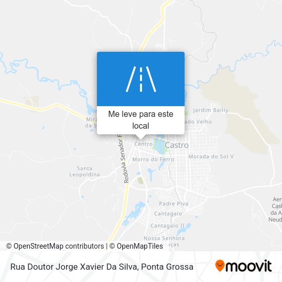 Rua Doutor Jorge Xavier Da Silva mapa