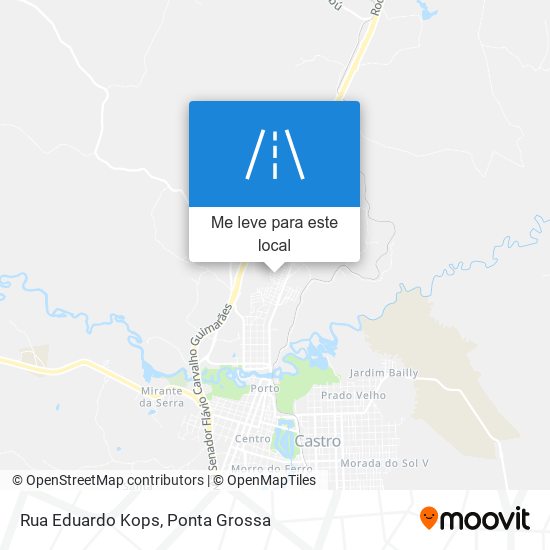 Rua Eduardo Kops mapa