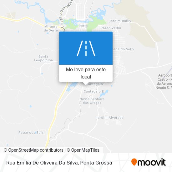 Rua Emília De Oliveira Da Silva mapa