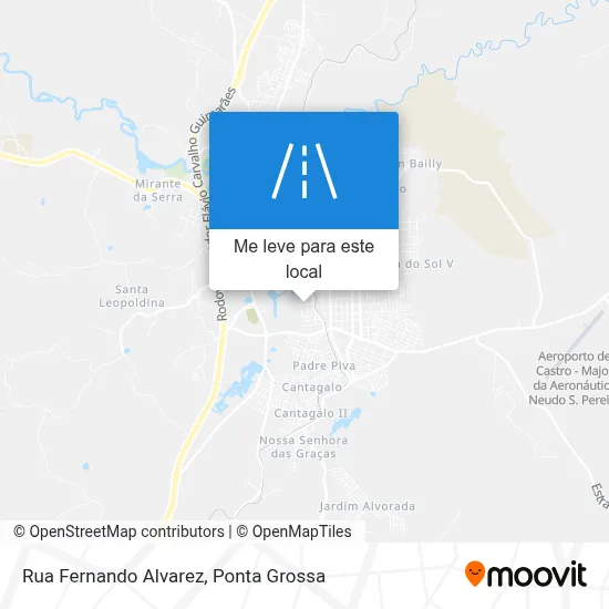 Rua Fernando Alvarez mapa