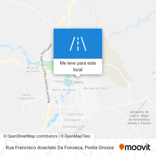 Rua Francisco Anacleto Da Fonseca mapa