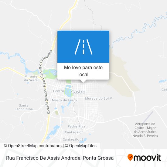 Rua Francisco De Assis Andrade mapa