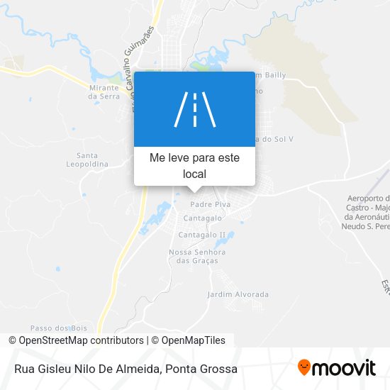 Rua Gisleu Nilo De Almeida mapa