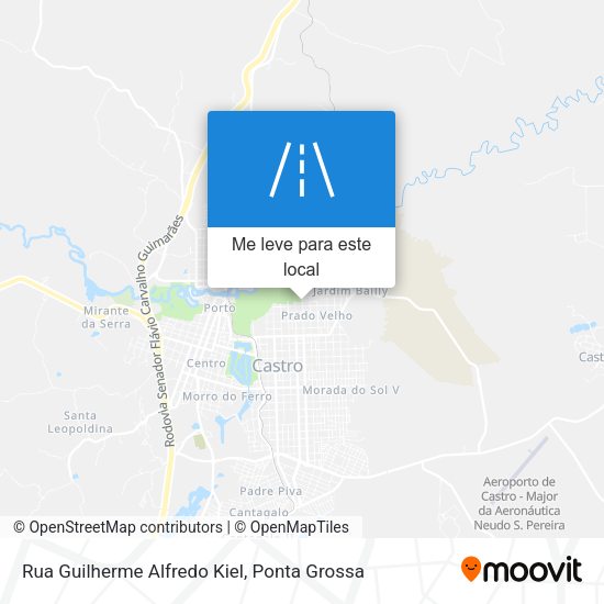 Rua Guilherme Alfredo Kiel mapa