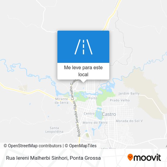 Rua Iereni Malherbi Sinhori mapa