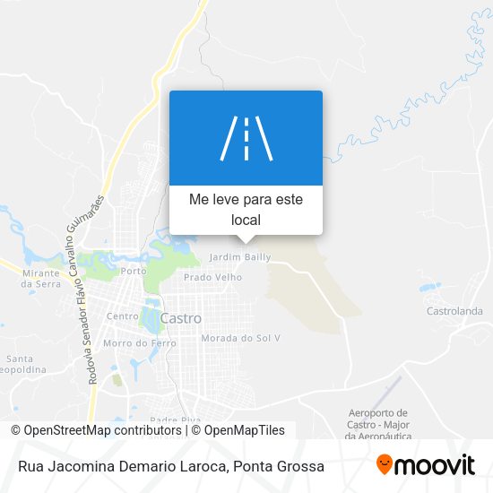 Rua Jacomina Demario Laroca mapa