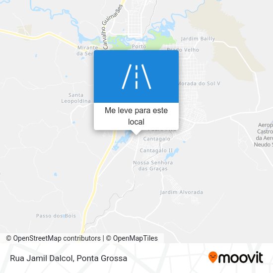 Rua Jamil Dalcol mapa