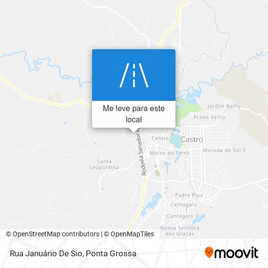 Rua Januário De Sio mapa