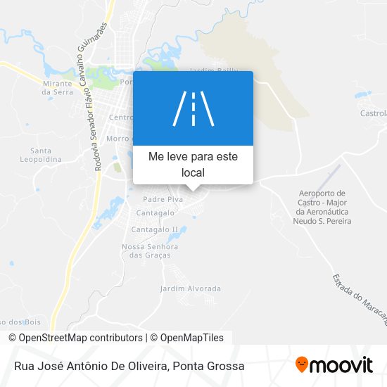 Rua José Antônio De Oliveira mapa