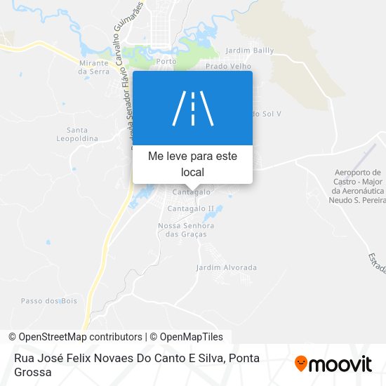 Rua José Felix Novaes Do Canto E Silva mapa