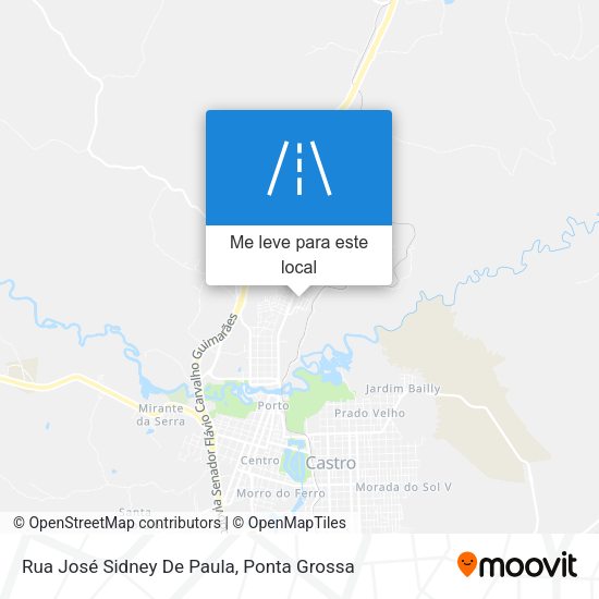 Rua José Sidney De Paula mapa