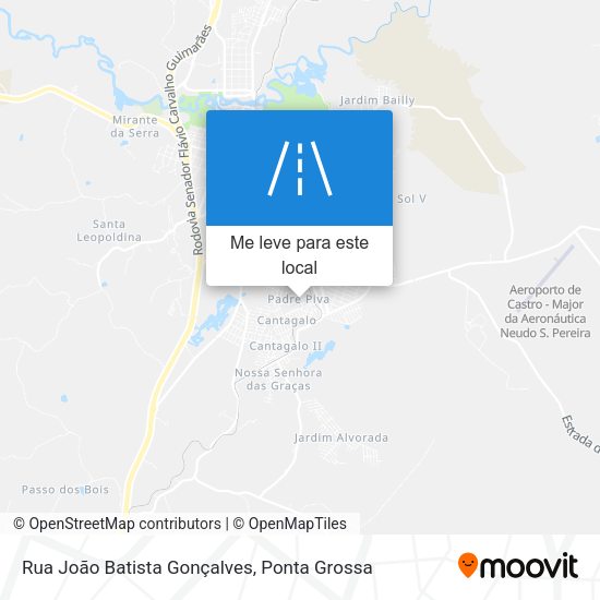 Rua João Batista Gonçalves mapa