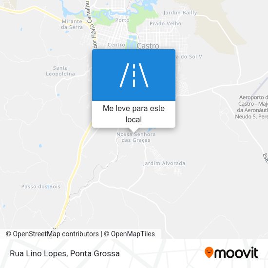 Rua Lino Lopes mapa