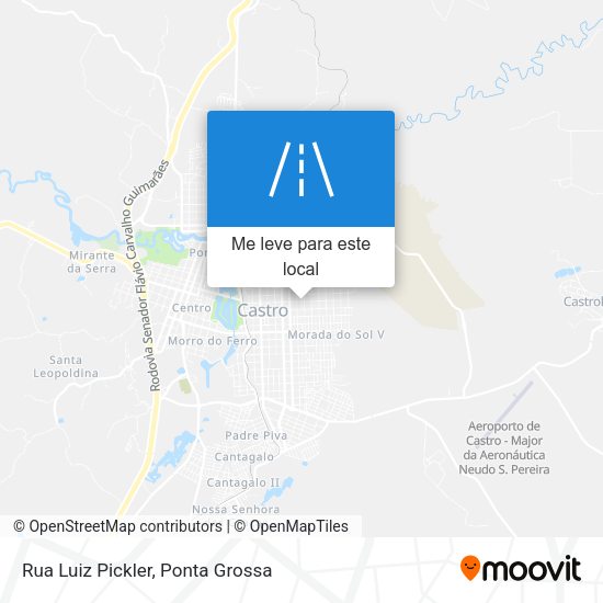 Rua Luiz Pickler mapa