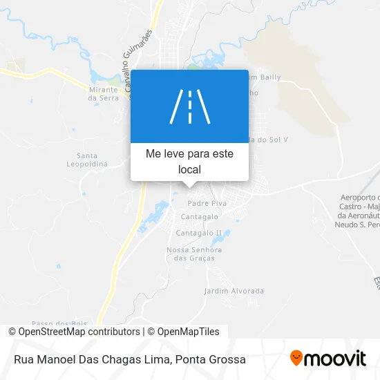 Rua Manoel Das Chagas Lima mapa