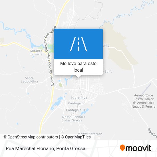 Rua Marechal Floriano mapa
