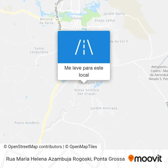Rua Maria Helena Azambuja Rogoski mapa